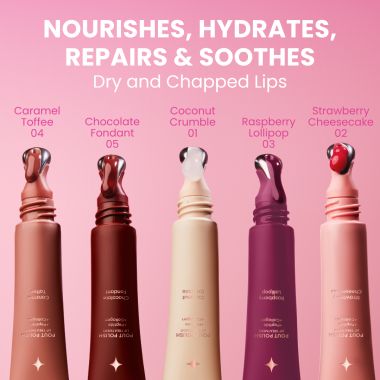 Typsy Beauty: Pout Polish Peptide Lip Treatment Balm|Caramel Toffee|8ml