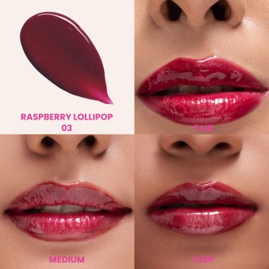 Typsy Beauty: Pout Polish Peptide Lip Treatment Balm|Raspberry Lollipop |8ml