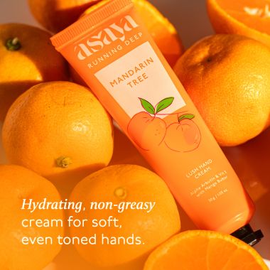 Asaya: Running Deep Mandarin Tree Lush Hand Cream - 30g