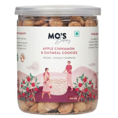 MOS Bakery: Apple Cinnamon & Oatmeal Cookies - 300gm