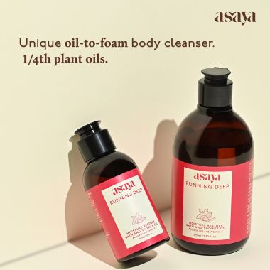 Asaya: Running Deep Moisture Restore Bath and Shower Oil - 275 ml