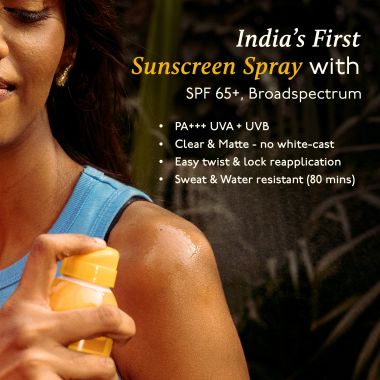 Asaya: SPF 65+ Sunscreen Spray with Aloe Vera - 150ml