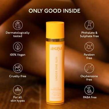 Asaya: Under One Sun Matte Sheer Sunscreen - 50 ml