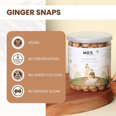 MOS Bakery: Ginger Snaps Cookies - 200gm