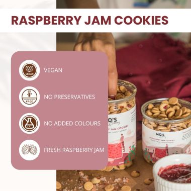 MOS Bakery: Raspberry Jam Cookies - 200gm