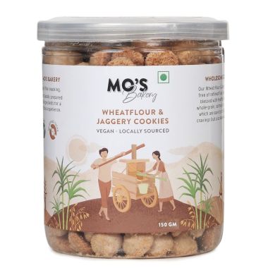 MOS Bakery: Wheatflour & Jaggery Cookies - 150 gm