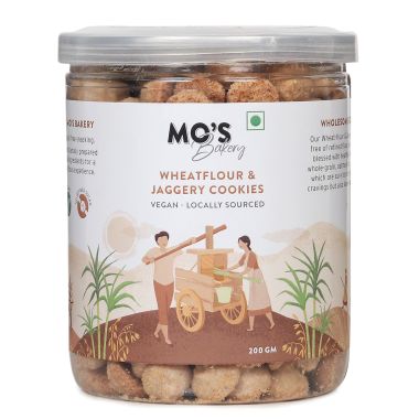 MOS Bakery: Wheatflour & Jaggery Cookies - 200 gm