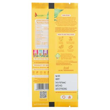 Ambrosia: Morning Trailmix Mini Packs 40G