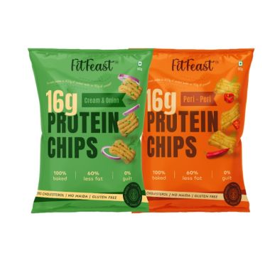FitFeast: FitFeast Protein Chips Assorted | 60g EachPack of 6