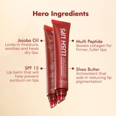 Conscious Chemist: Multi Peptide & Shea Butter Infused Lip balm With SPF 15 Lip balm - Cherry Bubblegum  (15g)