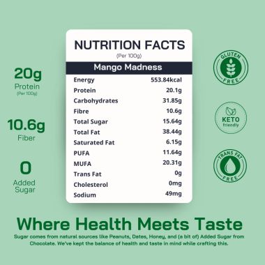 FitFeast: Mango Madness Peanut Butter | 400gms Single Pack