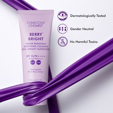 Conscious Chemist: Niacinamide Water Resistant Non-Greasy Sunscreen SPF 50 PA++++ (20g)