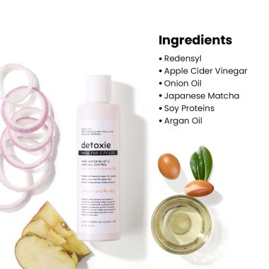 Detoxie: Hard Water Relief, Hair Fall Control & Pro Growth Shampoo 200 ML