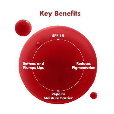Conscious Chemist: Multi Peptide & Shea Butter Infused Lip balm With SPF 15 Lip balm - Cherry Bubblegum  (15g)