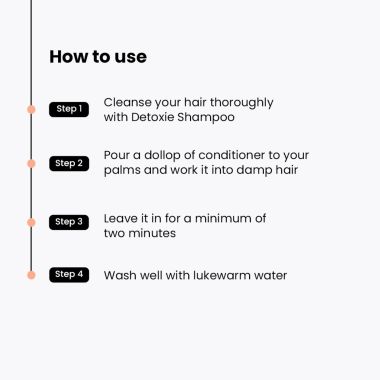 Detoxie: Frizz Control & Hard Water Repair Hair Conditioner 200 ML