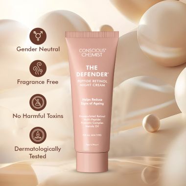Conscious Chemist: Multi Peptide Retinol Anti Ageing Night Cream - 20g