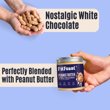 FitFeast: White Chocolate Peanut Butter | 400gms Single Pack