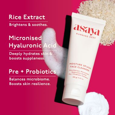 Asaya: Moisture Splash Face Cleanser - 100 gm