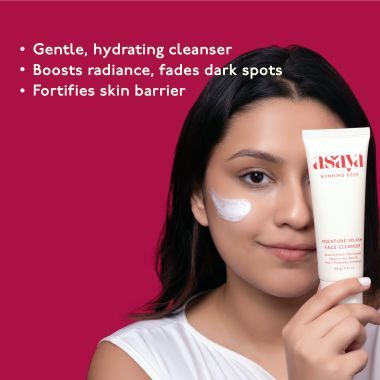 Asaya: Moisture Splash Face Cleanser - 100 gm