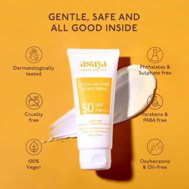 Asaya: Glow-in-One Sunscreen- 50 gm