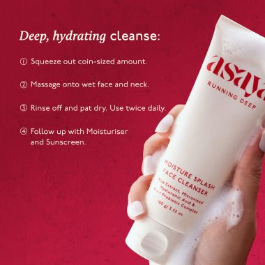 Asaya: Moisture Splash Face Cleanser - 100 gm