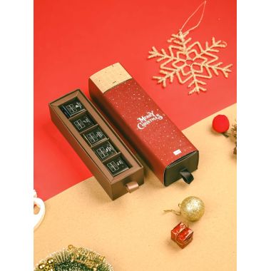 Kokomae: Kokomae Dark & Milk Chocolate Harmony Gift| Belgian Slim Box with 25 Bite Sized Chocolate