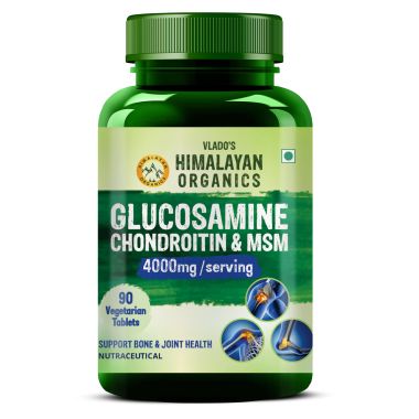 Vlado's Himalayan Organics: Glucosamine Chondroitin MSM with Boswellia - 120 Tablets