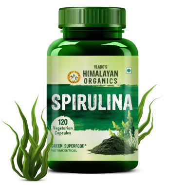 Vlado\'s Himalayan Organics: Spirulina - 2000mg - 120 Veg Capsules