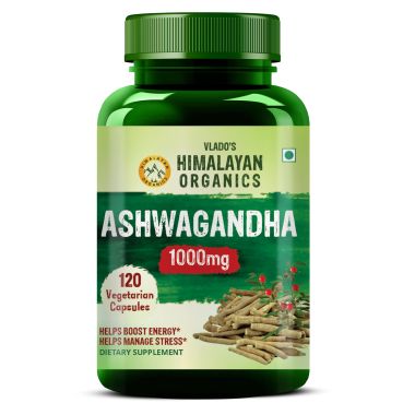 Vlado\'s Himalayan Organics: Ashwagandha 1000Mg | Boost Energy, Strength,...