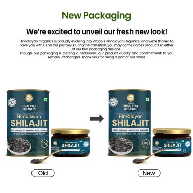 Vlado's Himalayan Organics: Himalayan Shilajit/Shilajeet Resin 20g