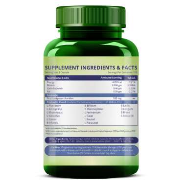 Vlado's Himalayan Organics: Probiotics Supplement 35 Billion CFU for women & men, 16 Strains with Prebiotics | 100 Veg Capsules