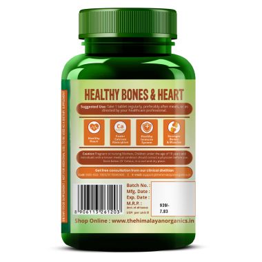 Vlado's Himalayan Organics: Vitamin D3 with K2 As MK7 Supplement- 120 Veg Tablets