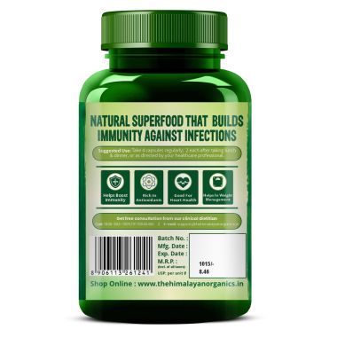 Vlado's Himalayan Organics: Spirulina - 2000mg - 120 Veg Capsules