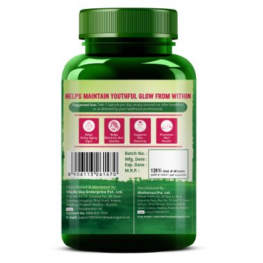 Vlado's Himalayan Organics: Vlado's Himalayan Organics Plant Based Collagen Builder for Hair and Skin with Biotin and Vitamin C - 90 Veg Capsules