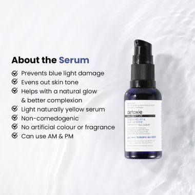 Detoxie: Detoxie Screen Relief & Blue Defense Face Serum 30ML