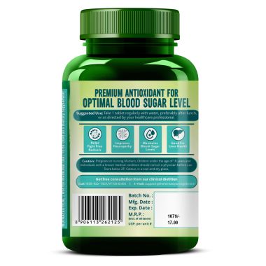 Vlado's Himalayan Organics: Alpha Lipoic Acid 300mg | Boost Liver Function, Healthy Blood Sugar, Antioxidant | 60 Veg Tablets