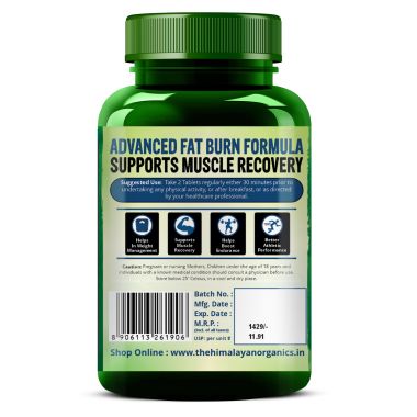 Vlado's Himalayan Organics: L-Carnitine 2000mg/Serve | Supports Muscle Recovery, Fat Burn & Energy | 120 Veg Tablets
