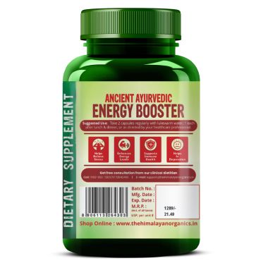 Vlado's Himalayan Organics: KSM - 66 Ashwagandha 1000Mg I KSM-66 I Boost Energy, Strength, Stamina | Helps Anxiety & Stress Relief For Men & Women (60 Capsules)