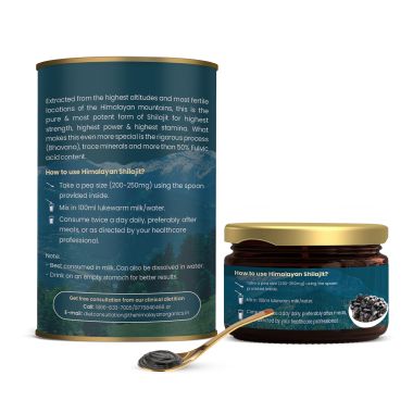 Vlado's Himalayan Organics: Himalayan Shilajit/Shilajeet Resin 20g