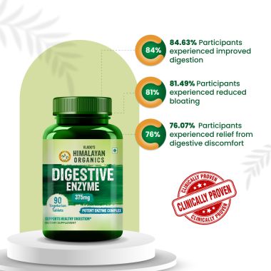 Vlado's Himalayan Organics: Digestive Enzyme for Healthy Digestion- 90 Veg Tablets