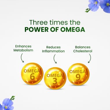 Vlado's Himalayan Organics: Omega 3 6 9 Vegan Natural Nutrition Supplement for Muscle, Bone , Heart & Skin - 90 Capsules