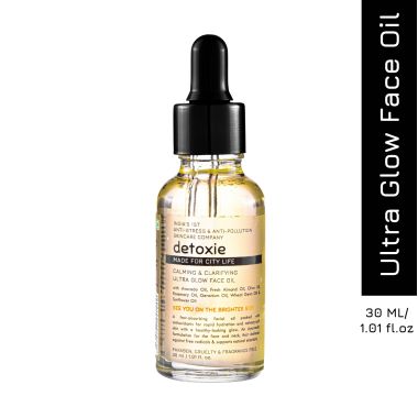 Detoxie: Detoxie Calming & Clarifying Ultra Glow Face Oil 30 ML
