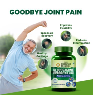 Vlado's Himalayan Organics: Glucosamine Chondroitin MSM with Boswellia - 120 Tablets