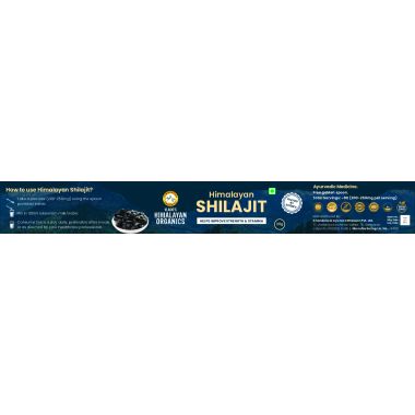 Vlado's Himalayan Organics: Himalayan Shilajit/Shilajeet Resin 20g
