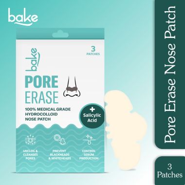 Bake Cosmetics: 2% Salicylic Acid Nose Strips for Pore Cleansing & Blackheads Removal-Pack of 3 Strips