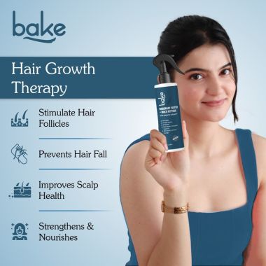 Bake Cosmetics: Rosemary Water Hair Growth Spray with Multi Peptides for Hair Fall Control,Damaged Hair & Hair Growth