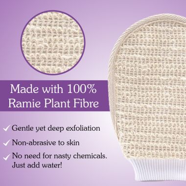 Bake Cosmetics: Exfoliating Bath Glove for Dead Skin, Tan Removal, Strawberry Skin, Body Acne , Ingrown Hair & Body Exfoliator for Dry Patches