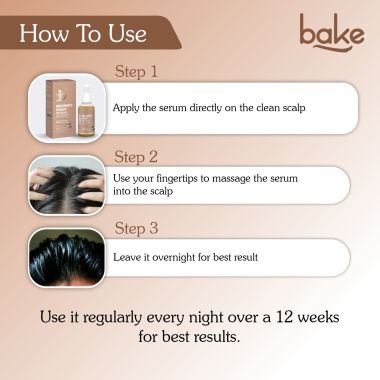 Bake Cosmetics: Rosemary + Biotin + Anagain Hair Growth Serum for Hair Growth & Hairfall Control