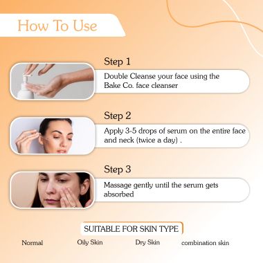 Bake Cosmetics: 20% Vitamin C Face Serum For Glowing & Bright Skin -50ml