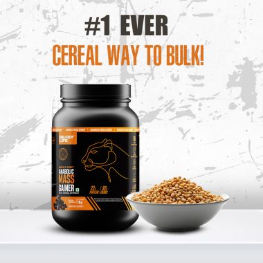 Beastlife: High Protein Gainer - No Maltodextrin Weight Gainers/Mass Gainers  (1 Kg, Belgian Chocolate)